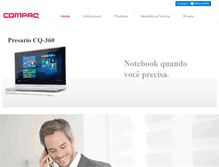 Tablet Screenshot of compaq.com.br